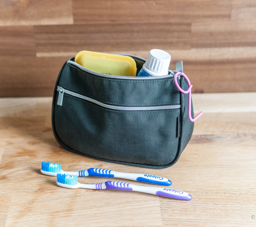 Minimalistische Waschtasche