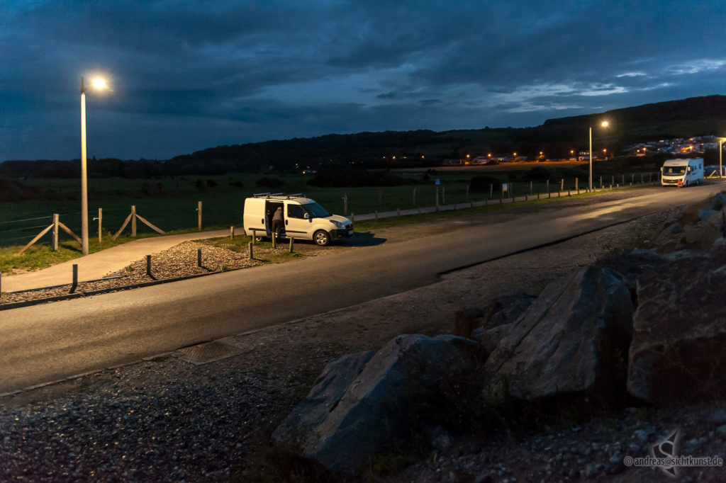 Parkplatz (Standplatz) in der Normandie
