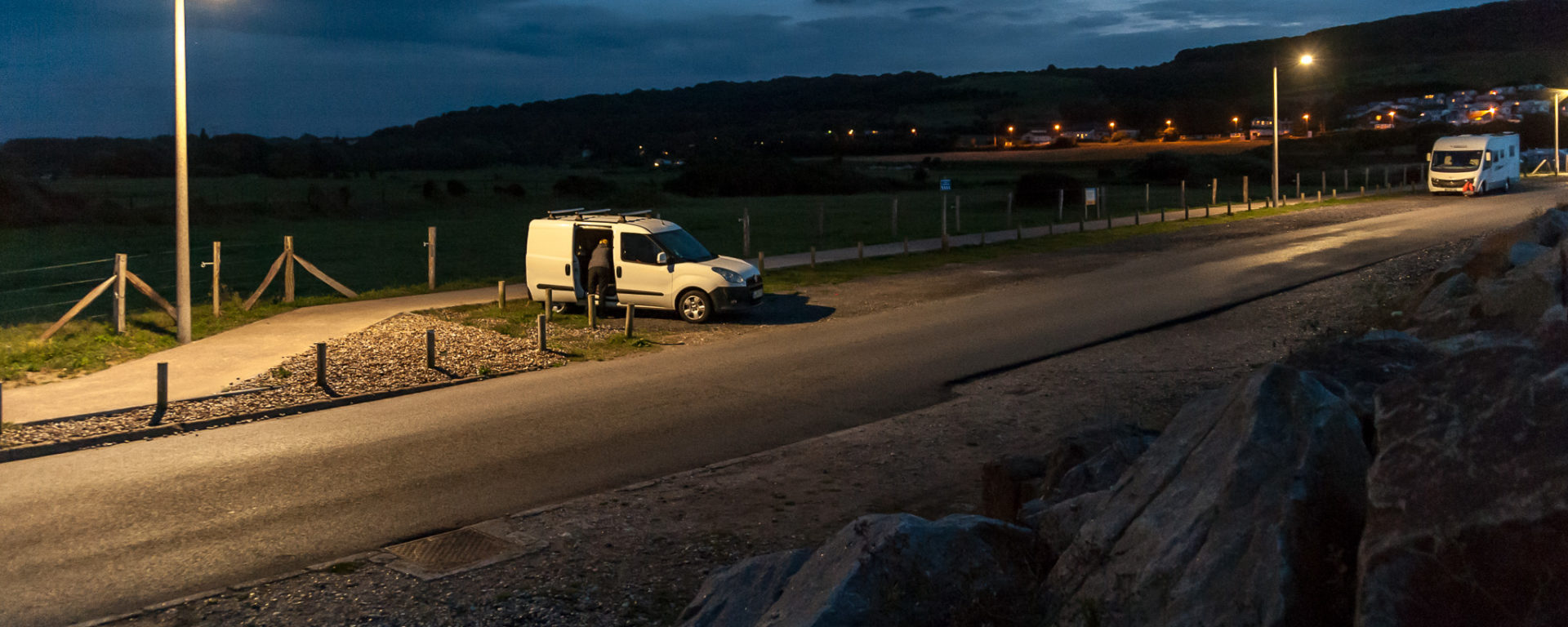 Parkplatz (Standplatz) in der Normandie
