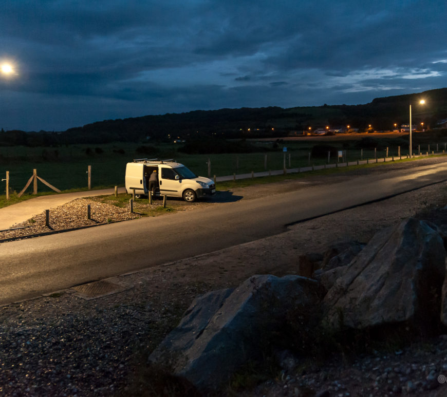 Parkplatz (Standplatz) in der Normandie